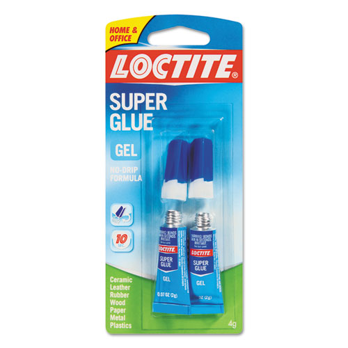 Loctite® wholesale. Super Glue Gel Tubes, 0.07 Oz, Dries Clear, 2-pack. HSD Wholesale: Janitorial Supplies, Breakroom Supplies, Office Supplies.