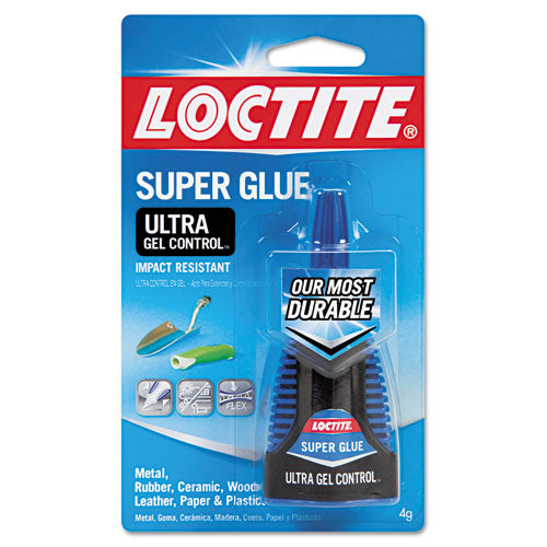 Loctite® wholesale. Ultra Gel Control Super Glue, 0.14 Oz, Dries Clear. HSD Wholesale: Janitorial Supplies, Breakroom Supplies, Office Supplies.