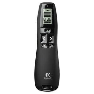 Logitech® wholesale. Logitech R800 Wireless Laser Presentation Remote W-lcd Display, 100 Ft Range, Matte Black. HSD Wholesale: Janitorial Supplies, Breakroom Supplies, Office Supplies.