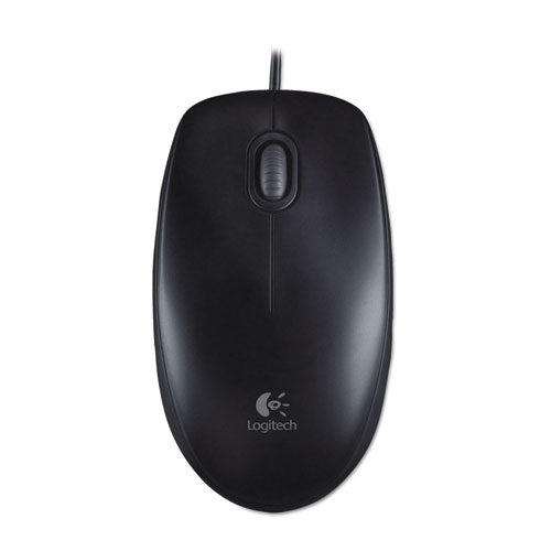 Logitech® wholesale. Logitech B100 Optical Usb Mouse, Usb 2.0, Left-right Hand Use, Black. HSD Wholesale: Janitorial Supplies, Breakroom Supplies, Office Supplies.