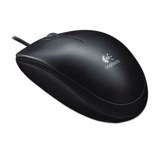 Logitech® wholesale. Logitech B100 Optical Usb Mouse, Usb 2.0, Left-right Hand Use, Black. HSD Wholesale: Janitorial Supplies, Breakroom Supplies, Office Supplies.