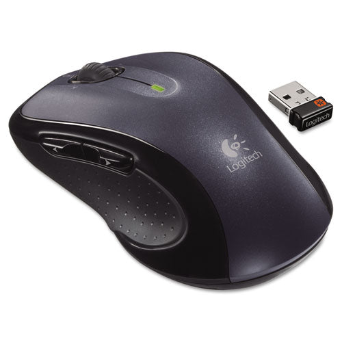 Logitech® wholesale. Logitech M510 Wireless Mouse, 2.4 Ghz Frequency-30 Ft Wireless Range, Right Hand Use, Dark Gray. HSD Wholesale: Janitorial Supplies, Breakroom Supplies, Office Supplies.