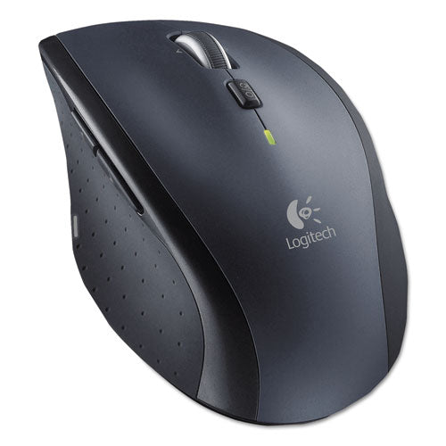 Logitech® wholesale. Logitech M705 Marathon Wireless Laser Mouse, 2.4 Ghz Frequency-30 Ft Wireless Range, Right Hand Use, Black. HSD Wholesale: Janitorial Supplies, Breakroom Supplies, Office Supplies.