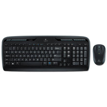 Load image into Gallery viewer, Logitech® wholesale. Logitech Mk320 Wireless Keyboard + Mouse Combo, 2.4 Ghz Frequency-30 Ft Wireless Range, Black. HSD Wholesale: Janitorial Supplies, Breakroom Supplies, Office Supplies.