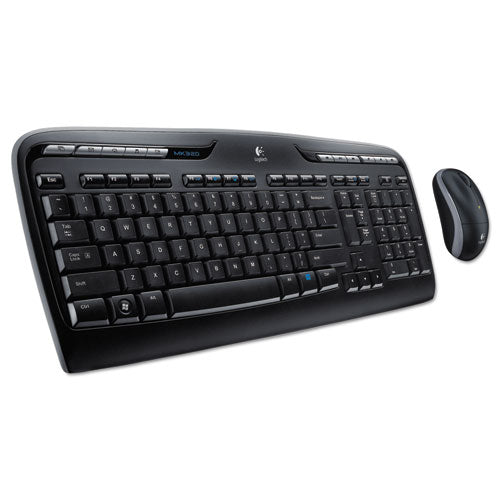 Logitech® wholesale. Logitech Mk320 Wireless Keyboard + Mouse Combo, 2.4 Ghz Frequency-30 Ft Wireless Range, Black. HSD Wholesale: Janitorial Supplies, Breakroom Supplies, Office Supplies.