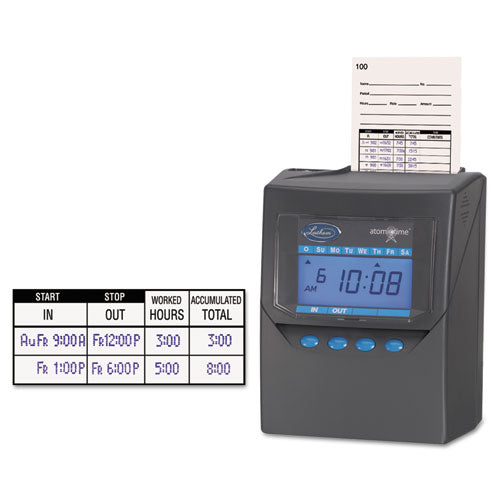 Lathem® Time wholesale. Totalizing Time Recorder, Gray, Electronic, Automatic. HSD Wholesale: Janitorial Supplies, Breakroom Supplies, Office Supplies.