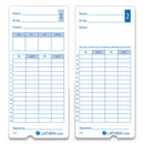 Lathem® Time wholesale. E14-100 Time Cards, Bi-weekly-monthly-semi-monthly-weekly, Two Sides, 7". HSD Wholesale: Janitorial Supplies, Breakroom Supplies, Office Supplies.