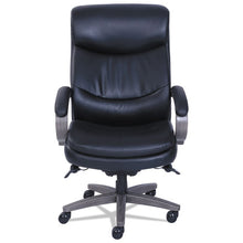 Load image into Gallery viewer, La-Z-Boy® wholesale. Woodbury Big And Tall Executive Chair, Supports Up To 400 Lbs., Black Seat-black Back, Weathered Gray Base. HSD Wholesale: Janitorial Supplies, Breakroom Supplies, Office Supplies.