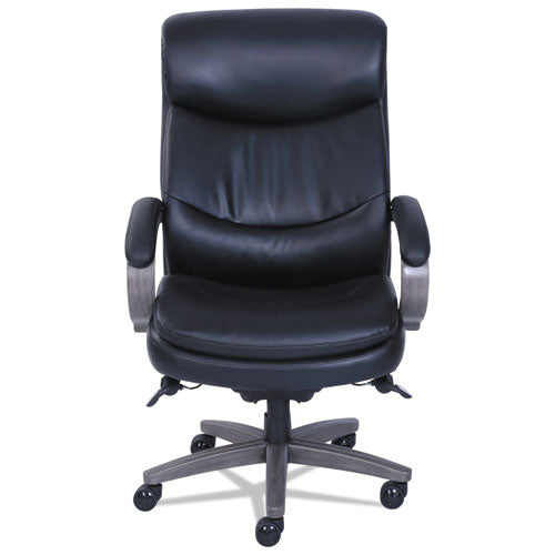 La-Z-Boy® wholesale. Woodbury Big And Tall Executive Chair, Supports Up To 400 Lbs., Black Seat-black Back, Weathered Gray Base. HSD Wholesale: Janitorial Supplies, Breakroom Supplies, Office Supplies.