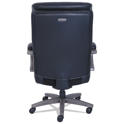 La-Z-Boy® wholesale. Woodbury Big And Tall Executive Chair, Supports Up To 400 Lbs., Black Seat-black Back, Weathered Gray Base. HSD Wholesale: Janitorial Supplies, Breakroom Supplies, Office Supplies.