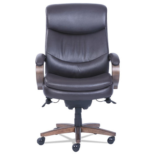 La-Z-Boy® wholesale. Woodbury Big And Tall Executive Chair, Supports Up To 400 Lbs., Brown Seat-brown Back, Weathered Sand Base. HSD Wholesale: Janitorial Supplies, Breakroom Supplies, Office Supplies.