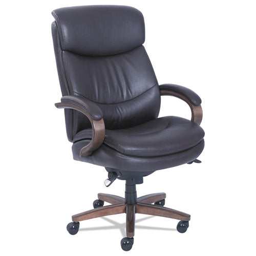 La-Z-Boy® wholesale. Woodbury Big And Tall Executive Chair, Supports Up To 400 Lbs., Brown Seat-brown Back, Weathered Sand Base. HSD Wholesale: Janitorial Supplies, Breakroom Supplies, Office Supplies.