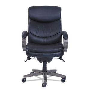 La-Z-Boy® wholesale. Woodbury High-back Executive Chair, Supports Up To 300 Lbs., Black Seat-black Back, Weathered Gray Base. HSD Wholesale: Janitorial Supplies, Breakroom Supplies, Office Supplies.
