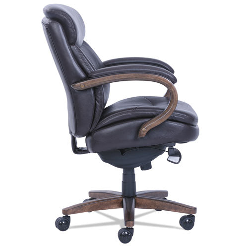 La-Z-Boy® wholesale. Woodbury Mid-back Executive Chair, Supports Up To 300 Lbs., Brown Seat-brown Back, Weathered Sand Base. HSD Wholesale: Janitorial Supplies, Breakroom Supplies, Office Supplies.