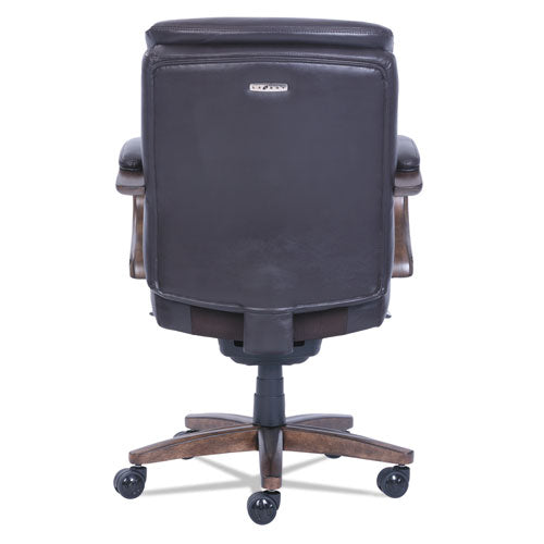 La-Z-Boy® wholesale. Woodbury Mid-back Executive Chair, Supports Up To 300 Lbs., Brown Seat-brown Back, Weathered Sand Base. HSD Wholesale: Janitorial Supplies, Breakroom Supplies, Office Supplies.