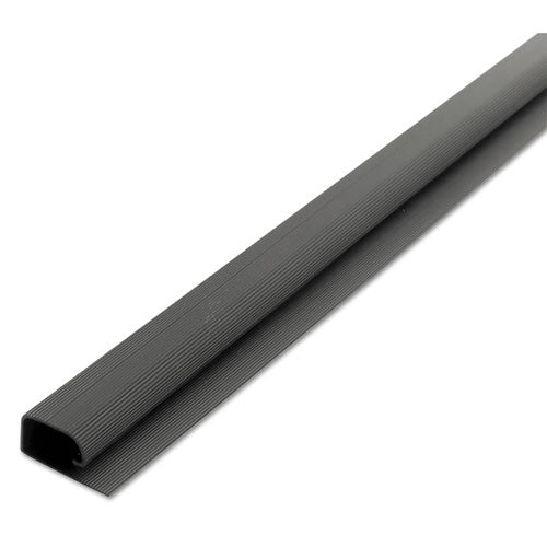 Cord Away® wholesale. 1.5" Nonlocking J Channel, Black. HSD Wholesale: Janitorial Supplies, Breakroom Supplies, Office Supplies.