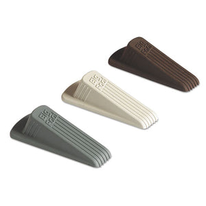 Master Caster® wholesale. Big Foot Doorstop, No Slip Rubber Wedge, 2.25w X 4.75d X 1.25h, Beige. HSD Wholesale: Janitorial Supplies, Breakroom Supplies, Office Supplies.