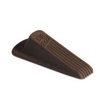 Load image into Gallery viewer, Master Caster® wholesale. Big Foot Doorstop, No Slip Rubber Wedge, 2.25w X 4.75d X 1.25h, Brown. HSD Wholesale: Janitorial Supplies, Breakroom Supplies, Office Supplies.