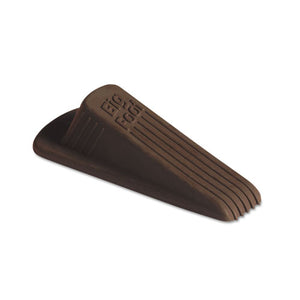 Master Caster® wholesale. Big Foot Doorstop, No Slip Rubber Wedge, 2.25w X 4.75d X 1.25h, Brown. HSD Wholesale: Janitorial Supplies, Breakroom Supplies, Office Supplies.