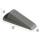 Master Caster® wholesale. Big Foot Doorstop, No Slip Rubber Wedge, 2.25w X 4.75d X 1.25h, Gray. HSD Wholesale: Janitorial Supplies, Breakroom Supplies, Office Supplies.