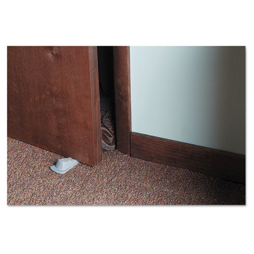 Master Caster® wholesale. Big Foot Doorstop, No Slip Rubber Wedge, 2.25w X 4.75d X 1.25h, Gray. HSD Wholesale: Janitorial Supplies, Breakroom Supplies, Office Supplies.