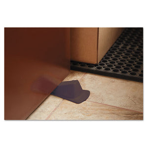 Master Caster® wholesale. Giant Foot Doorstop, No-slip Rubber Wedge, 3.5w X 6.75d X 2h, Brown. HSD Wholesale: Janitorial Supplies, Breakroom Supplies, Office Supplies.