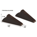 Master Caster® wholesale. Giant Foot Doorstop, No-slip Rubber Wedge, 3.5w X 6.75d X 2h, Brown, 2-pack. HSD Wholesale: Janitorial Supplies, Breakroom Supplies, Office Supplies.