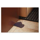 Master Caster® wholesale. Giant Foot Doorstop, No-slip Rubber Wedge, 3.5w X 6.75d X 2h, Brown, 2-pack. HSD Wholesale: Janitorial Supplies, Breakroom Supplies, Office Supplies.