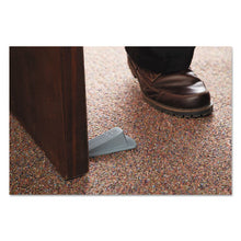 Load image into Gallery viewer, Master Caster® wholesale. Big Foot Doorstop, No Slip Rubber Wedge, 2.25w X 4.75d X 1.25h, Gray, 2-pack. HSD Wholesale: Janitorial Supplies, Breakroom Supplies, Office Supplies.