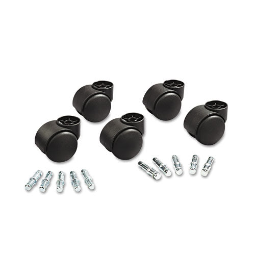 Master Caster® wholesale. Deluxe Futura Casters, Nylon, B And K Stems, 120 Lbs-caster, 5-set. HSD Wholesale: Janitorial Supplies, Breakroom Supplies, Office Supplies.