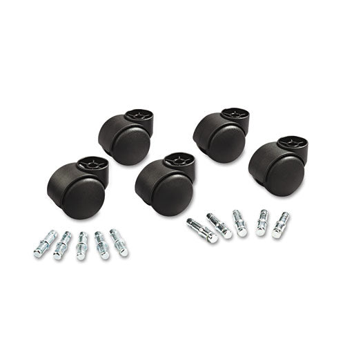 Master Caster® wholesale. Deluxe Futura Casters, Polyurethane, B And K Stems, 120 Lbs-caster, 5-set. HSD Wholesale: Janitorial Supplies, Breakroom Supplies, Office Supplies.