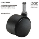 Master Caster® wholesale. Duet Dual Wheels, Polyurethane, C Stem, 110 Lbs-caster, 5-set. HSD Wholesale: Janitorial Supplies, Breakroom Supplies, Office Supplies.
