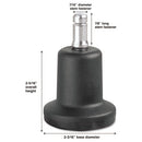 Master Caster® wholesale. High Profile Bell Glides, B Stem, 110 Lbs-glide, 5-set. HSD Wholesale: Janitorial Supplies, Breakroom Supplies, Office Supplies.