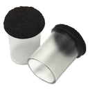 Master Caster® wholesale. Like New Solutions, Floor Savers, Round, 1.38" Diameter, Clear-gray, 8-pack. HSD Wholesale: Janitorial Supplies, Breakroom Supplies, Office Supplies.