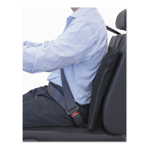 Master Caster® wholesale. Deluxe Seat-back Cushion With Memory Foam, 17w X 2.75d X 17.5h, Black. HSD Wholesale: Janitorial Supplies, Breakroom Supplies, Office Supplies.