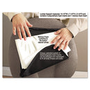 Master Caster® wholesale. Deluxe Lumbar Support Cushion With Memory Foam, 12.5w X 2.5d X 7.5h, Black. HSD Wholesale: Janitorial Supplies, Breakroom Supplies, Office Supplies.