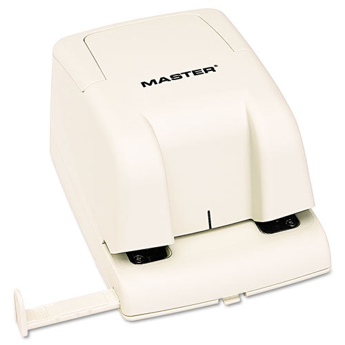 Master® wholesale. Electric Two-hole Punch, 10-sheet Capacity. HSD Wholesale: Janitorial Supplies, Breakroom Supplies, Office Supplies.