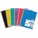 Mead® wholesale. Spiral Notebook, 1 Subject, Wide-legal Rule, Assorted Color Covers, 10.5 X 7.5, 100 Sheets. HSD Wholesale: Janitorial Supplies, Breakroom Supplies, Office Supplies.