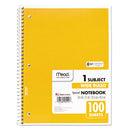 Mead® wholesale. Spiral Notebook, 1 Subject, Wide-legal Rule, Assorted Color Covers, 10.5 X 7.5, 100 Sheets. HSD Wholesale: Janitorial Supplies, Breakroom Supplies, Office Supplies.