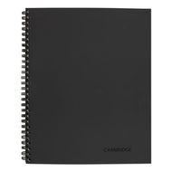 Cambridge® wholesale. Wirebound Business Notebook, Wide-legal Rule, Black Cover, 11 X 8.5, 80 Sheets. HSD Wholesale: Janitorial Supplies, Breakroom Supplies, Office Supplies.