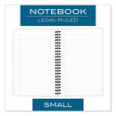 Cambridge® wholesale. Wirebound Business Notebook, Wide-legal Rule, Black Cover, 8 X 5, 80 Sheets. HSD Wholesale: Janitorial Supplies, Breakroom Supplies, Office Supplies.