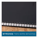 Cambridge® wholesale. Wirebound Business Notebook, Wide-legal Rule, Black Cover, 8 X 5, 80 Sheets. HSD Wholesale: Janitorial Supplies, Breakroom Supplies, Office Supplies.