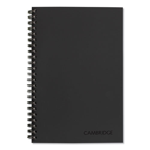 Cambridge® wholesale. Wirebound Guided Business Notebook, Quicknotes, Dark Gray Cover, 8 X 5, 80 Sheets. HSD Wholesale: Janitorial Supplies, Breakroom Supplies, Office Supplies.