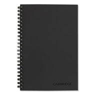 Cambridge® wholesale. Wirebound Guided Business Notebook, Quicknotes, Dark Gray Cover, 8 X 5, 80 Sheets. HSD Wholesale: Janitorial Supplies, Breakroom Supplies, Office Supplies.