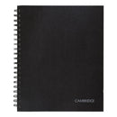 Cambridge® Limited wholesale. Hardbound Notebook W- Pocket, 1 Subject, Wide-legal Rule, Black Cover, 11 X 8.5, 96 Sheets. HSD Wholesale: Janitorial Supplies, Breakroom Supplies, Office Supplies.