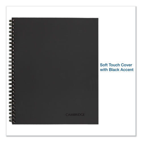 Cambridge® wholesale. Wirebound Guided Business Notebook, Meeting Notes, Dark Gray, 11 X 8.25, 80 Sheets. HSD Wholesale: Janitorial Supplies, Breakroom Supplies, Office Supplies.