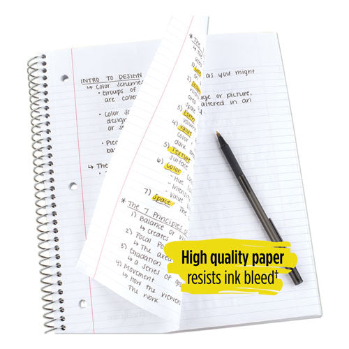 Five Star® wholesale. Wirebound Notebook, 1 Subject, College Rule, Assorted Color Covers, 11 X 8.5, 100 Sheets. HSD Wholesale: Janitorial Supplies, Breakroom Supplies, Office Supplies.