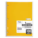Mead® wholesale. Spiral Notebook, 1 Subject, Medium-college Rule, Assorted Color Covers, 11 X 8, 100 Sheets. HSD Wholesale: Janitorial Supplies, Breakroom Supplies, Office Supplies.