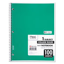 Mead® wholesale. Spiral Notebook, 1 Subject, Medium-college Rule, Assorted Color Covers, 11 X 8, 100 Sheets. HSD Wholesale: Janitorial Supplies, Breakroom Supplies, Office Supplies.