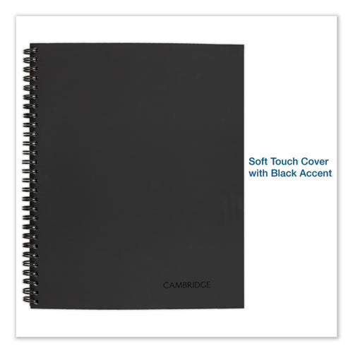 Cambridge® wholesale. Wirebound Business Notebook, Wide-legal Rule, Black Cover, 9.5 X 6.68, 80 Sheets. HSD Wholesale: Janitorial Supplies, Breakroom Supplies, Office Supplies.